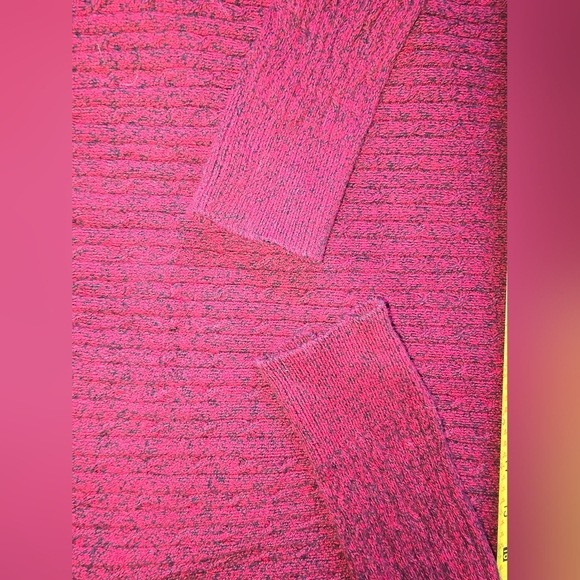 Kim Rogers Women's Red Black Sweater Medium Long Sleeve Casual Classic Cotton - Picture 9 of 13